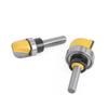Shank 1-1/8 3/4 Inch Diameter Bowl Tray Router Bit Round Nose Milling Cutter With Bearing For Woodworking
