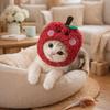 Plush Elastic Cat Head Cover Cute Pet Headgear Dog Dress Up Cap  Outdoor Activities