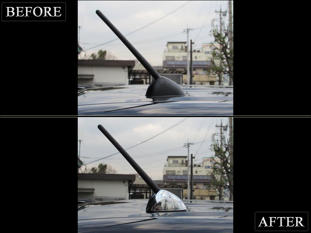 BRIGHTZ Spacia Custom MK53S Plated Antenna Cover G Type [ANTENNA-029]