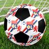 Pallone da Calcio Olympique Lyon Taglia 5 Colorato Cucito a Macchina PVC Pronto per la Competizione Resistente Alta Rimbalzabilità