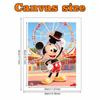Disney Pearl Art Painting Mickey Mouse Carnival Home Wall Decor Art Crafts Handmade DIY Adult/Beginner Gift Creative Home Decor Frameless Wall Art