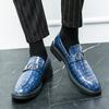 New Men's Fashion INS British Style Casual Leather Shoes Driving Wedding Shoes Mocassins