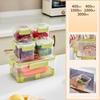 Heat Resistant Plastic Lunch Box Kitchen Fry Microwave Se Food Container Fruit Storage Shed Box Rectangular Divided Lid