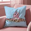 Kawaii O-Opanchu Usag Cushion Cover Multi-Scene Pillow Cover for Home & Car - Reversible, Soft & Durable for Daily Use