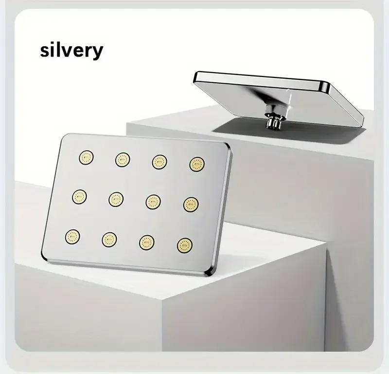 

10-inch Large Shower Head Universal Large Shower Head Pressurized Anti-blocking Shower Head серебряный