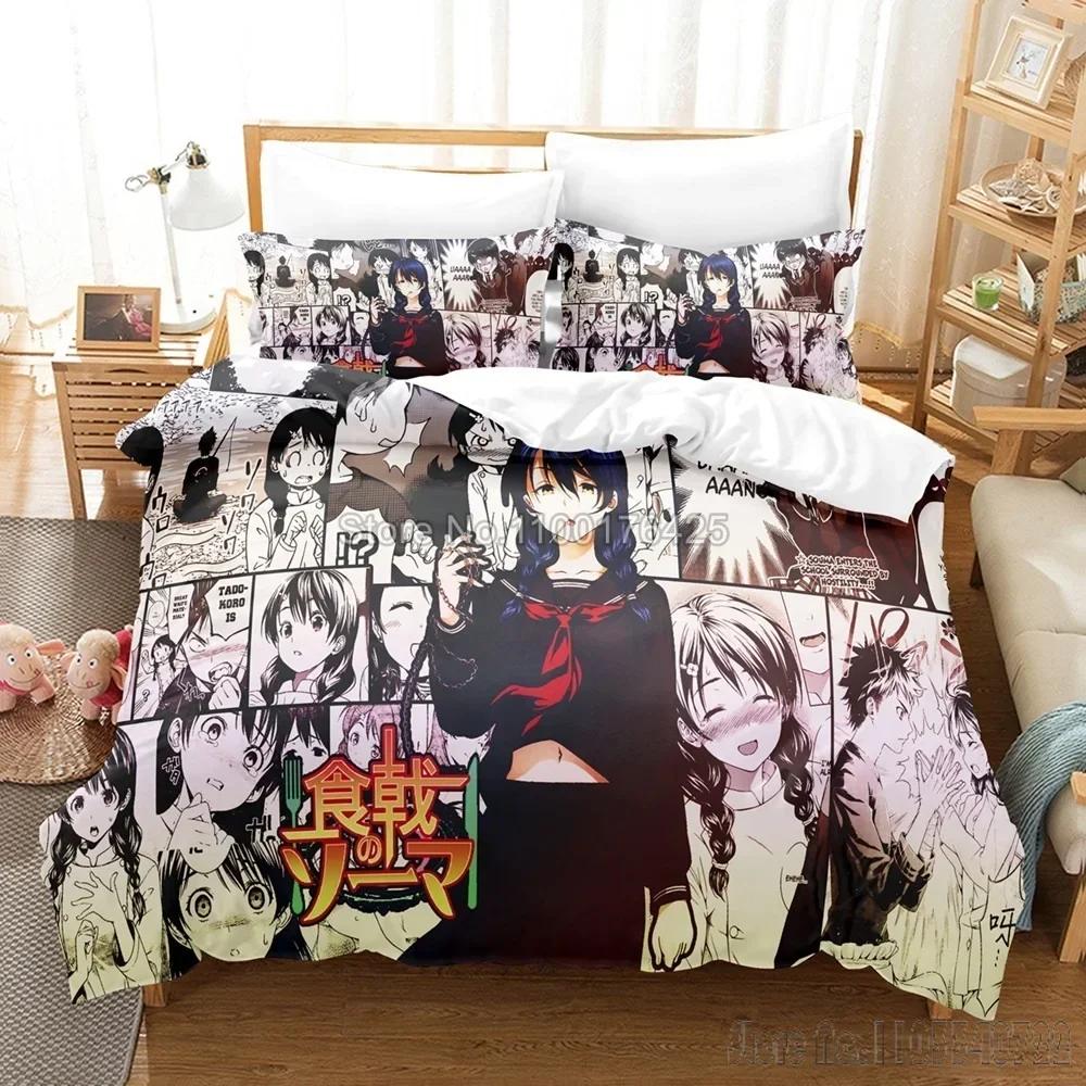 Comforter Food Wars Japanese Anime Hd Comforter For Kids Bedding Sets Bedclothes Bedroom Decor