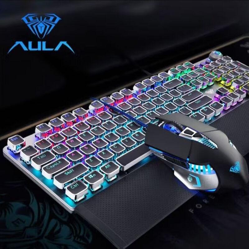 AULA T500 Wired Gaming Keyboard Mouse Combo
