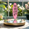 2D Flat German Retro Aluminum Wall Decorations in Various Sizes. A Humorous "My Other Half Is Your Mom" Slogan Makes for A Funny Gift for Friends