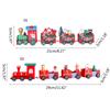 Christmas Decoration Wooden/plastic Train Home Decor Christmas Ornament Merry Christmas Decoration for Christma Deco