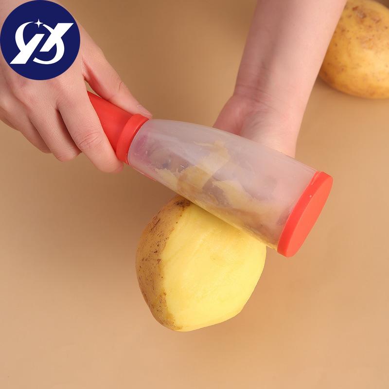 Multifunctional Storage Type Peeling Knife Peeling Knife With Storage Tube Peeler Peeling Apple Supplies Household Peeling Knife