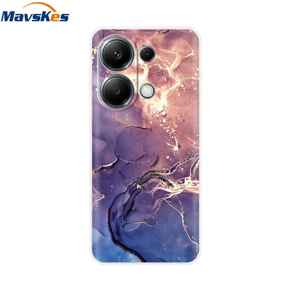 For Xiaomi Redmi Note 13 4G Case Note13 Cover Soft Clear Silicone TPU Back Case Funda For Redmi Note 13 Pro 4G Phone Cases Coque