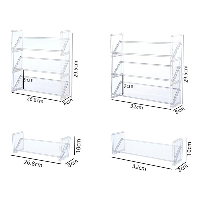3-Schicht Acryl Kosmetik Aufsteller Mehrzweck Lidschatten Tablett Rouge Aufbewahrungsregal Kreativer Schreibtisch Spielzeug Kleinteile Organizer