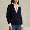 Polo Ralph Lauren SS23 Solid Cable Knit Sweater Women sweater Navy-Blue WMPOSWENDW20082-400