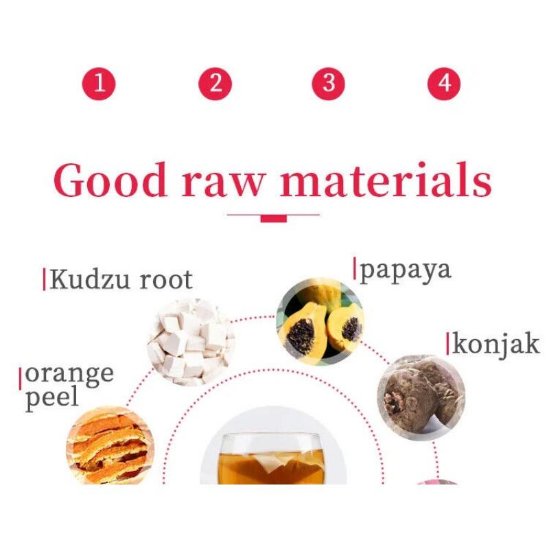 Papaya Pueraria Root Konjac Tea Healthy Herb Tea Bag 120g