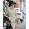 TERRE BLEUE Women's Summer Two-Piece Outfit
