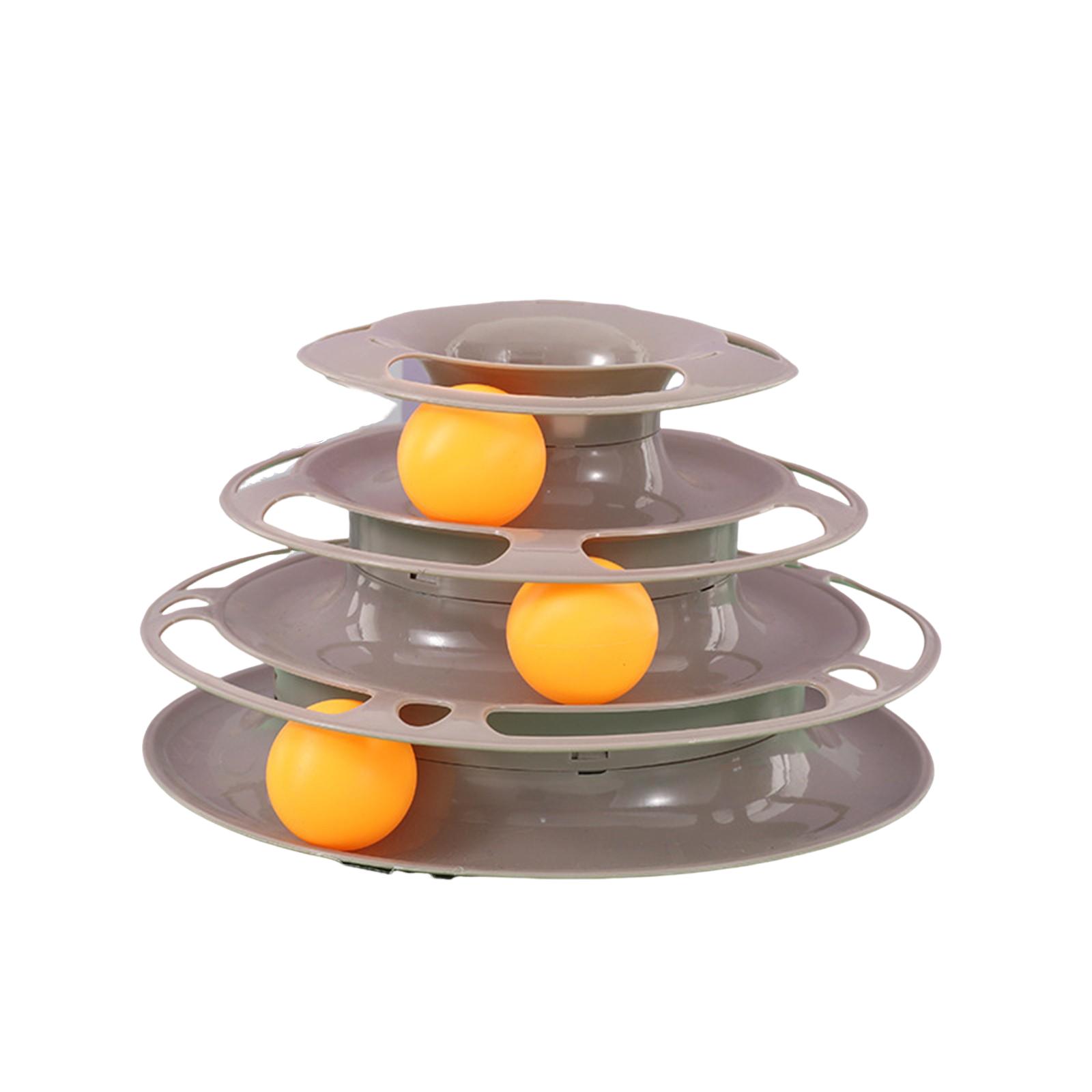 

Игрушка-стакан для кошек с тремя уровнями вращения для кошек, чтобы развлечь кошек One Size