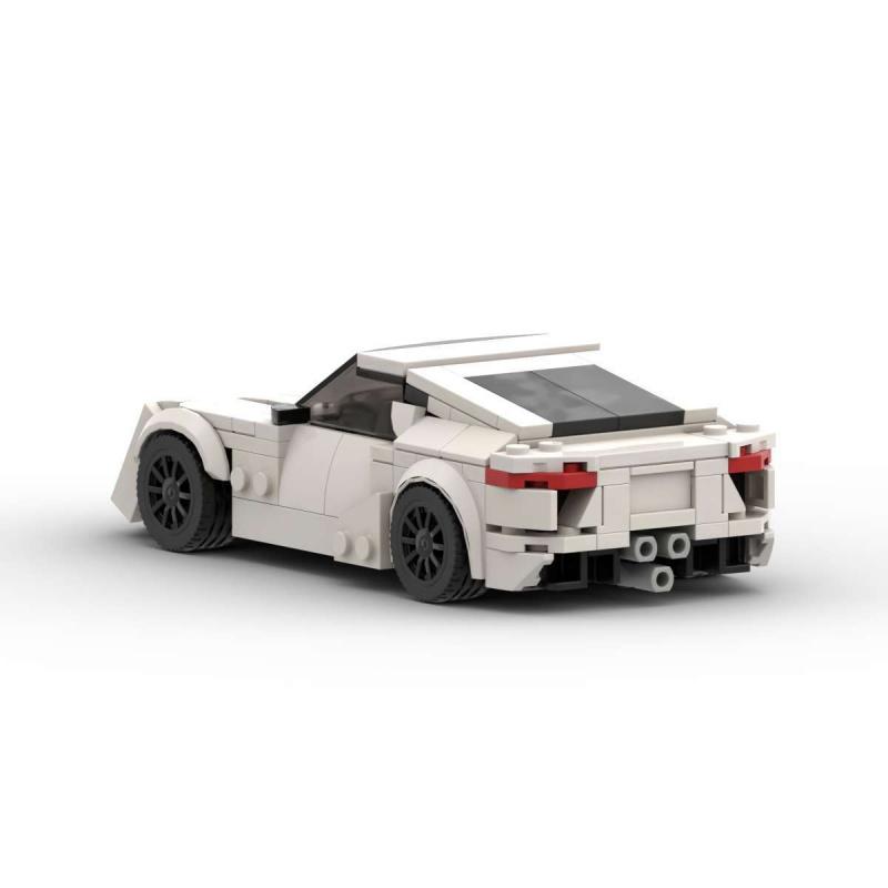 Creative Racing Vehicle MOC Bricks Mini Particle Sports Car Building Blocks DIY Puzzle Gift For Children Adults