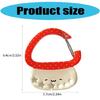 Practical Functional Carabiner Keyring Keychain Clip Backpack Pendant Handbook Decoration Ita Bag Buckle Accessories