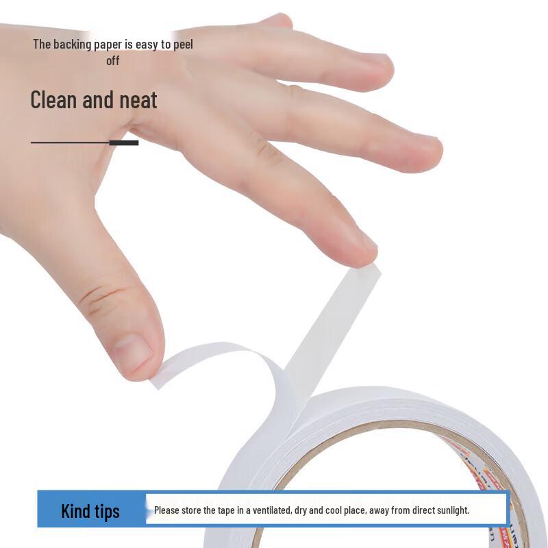 Deli High-Adhesion Double-Sided Tape (24mm X 9.1m)
