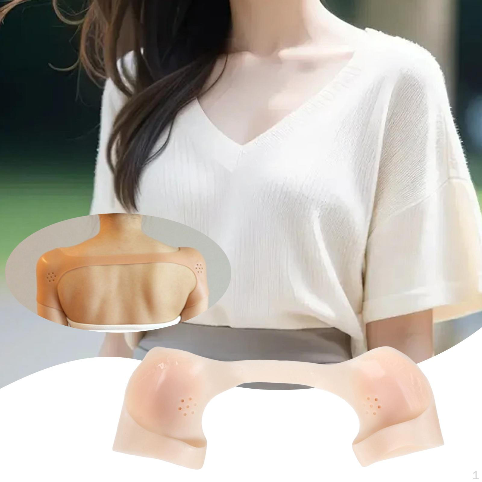 

Многоразовые и стильные силиконовые подплечники для рубашек, костюмов, женские, мужские, юбок L_Light Skin Color