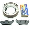 Motorcycle Front Rear Brake Pads for YAMAHA YP125 Majesty 125 1998-2000 YP