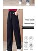 Women's Yellow Straight-Leg Sporty Casual Sweatpants - Spring/Autumn 2025 Collection