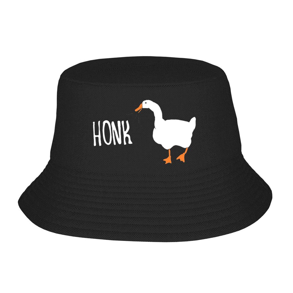 Duck Goose Accessories Bucket Hat Style Men Women Sun Hat Biting Knife White Goose Bob Packable Fishing Fisherman Cap Camping