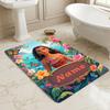 Custom Name Princess Garden Living Room Non-Slip Area Rug Soft Carpet for Bedroom Kids Playroom Sofa Office Home Decor Doormat