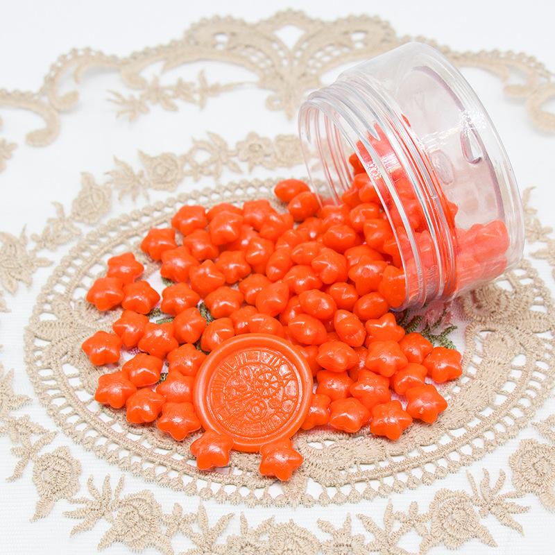 1000g Macaron Series Star Enamel Wax Grains Cute Style Wax Material DIY Greeting Card Party Invitation Decoration Supplies