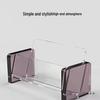 Premium Acrylic Business Card Holder - Double Layer, Creative Multi-tier Desktop Office Stand.