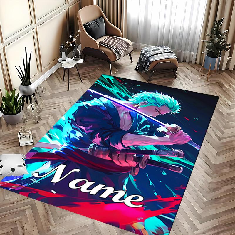 Custom personalization Zoro the Pirate King Area Rug - Perfect For Kitchen, Bathroom,Laundry Room Decor Large Size Available,Gift All Seasons