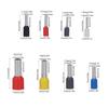1200 Pcs 0.5mm-10mm Wire Ferrule Terminal Kit 22 AWG To 8 AWG Ferrule Crimping Kit  DIY Projects