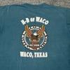 Vtg 1995 Harley Davidson Waco,Tx Blue green T-Shirt Single Stitch Biker Eagle Unisex T-Shirt