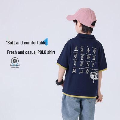 Yoyofairy Jungen Sommer Kurzarm POLO T-Shirt