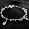 Temperament Metal Leaves Shape Headband Baroque Style Hair Hoop Bride Woman Spring Summer Wedding Party Headwear