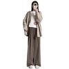 Black Glutinous Rice Pants Women's Spring and Autumn New Straight Loose Lazy Casual Small Winter Velvet Wide-leg Pants