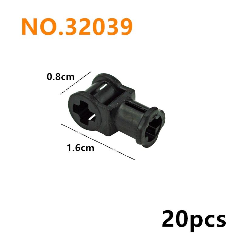 Building Blocks DIY Technical Parts Axle Pin Connectors 32034 32015 32014 2853 3713 57515 14720 87082 MOC Bricks Educational Toy