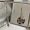 Oil Painting Palette Art Style Cross-Cultural Creative Earrings