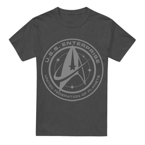 Star Trek: Discovery Unisex Adult Enterprise Crest T-Shirt