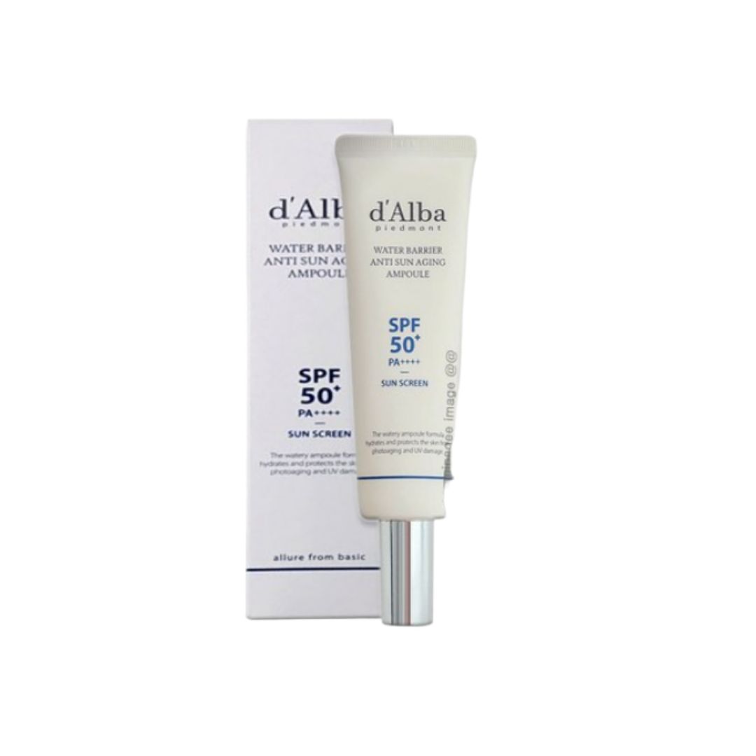 d Alba Sun Ampoule Water Barrier Anti-Aging Sun Cream SPF50+ PA++++ Hydrating UV Protection 50ml