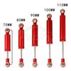 RC Car Built-in Spring 70/80/90/100/110mm Shock Absorber Damper For 1/10 RC Crawler Axial SCX10 II RBX10 Wraith TRX4 MST Redcat