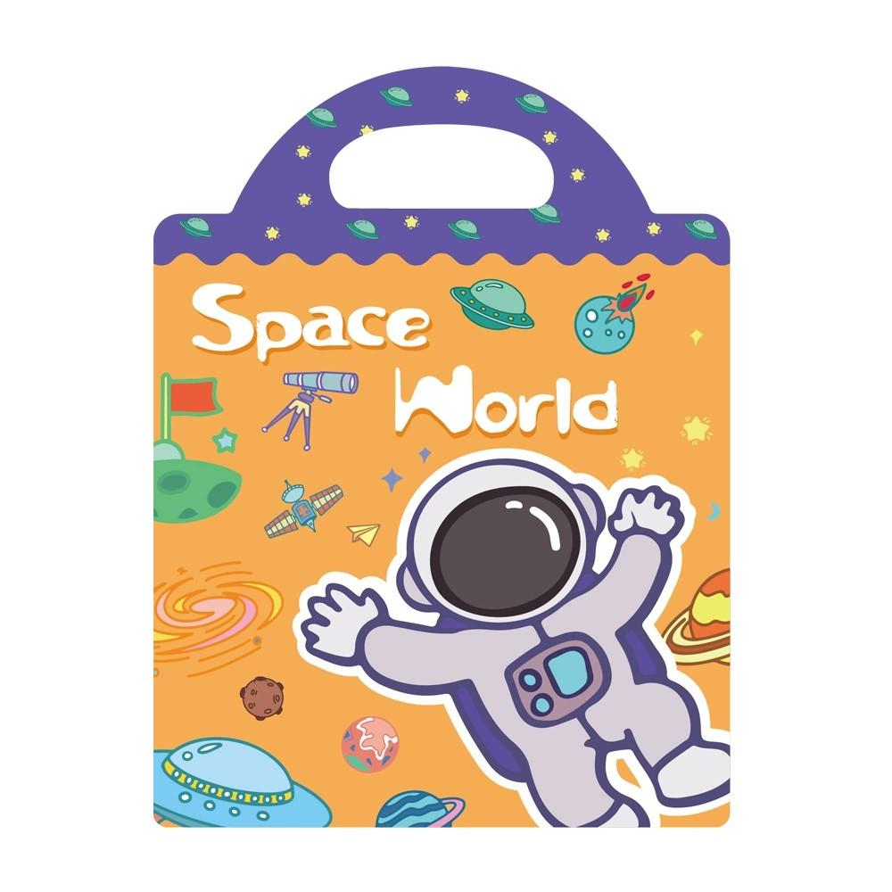 Portable Jelly Sticker Books Cognitive Game Toys Animal DIY Puzzle For Children Kids Quiet Book Montessori Early Education Gifts