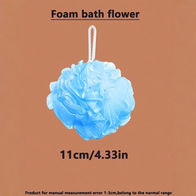 1pcs luxury bath loofahs, super soft and durable, can be used for bathing, bubble bath, exfoliation and massage,random colors