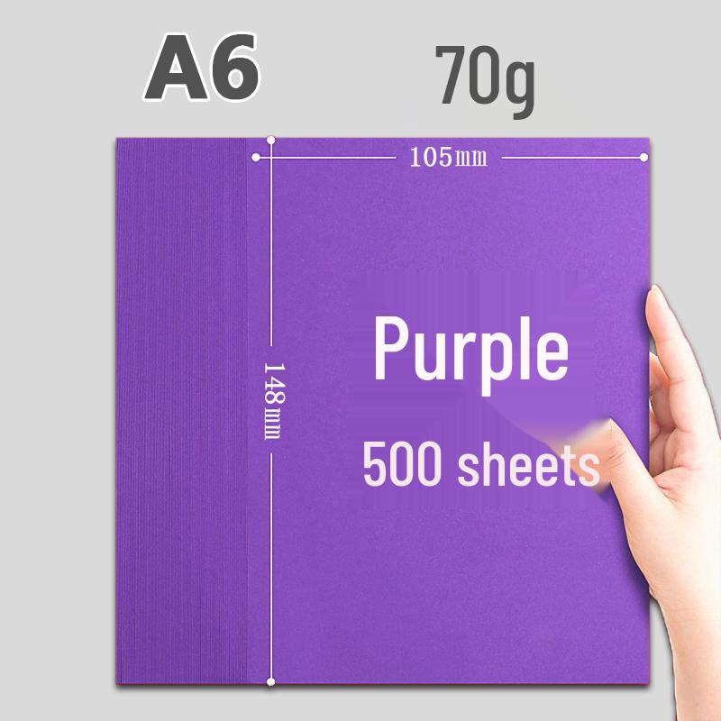 Colored Craft and Drawing Paper for Children - A6 Size, Ideal for Kindergarten Projects and DIY Art