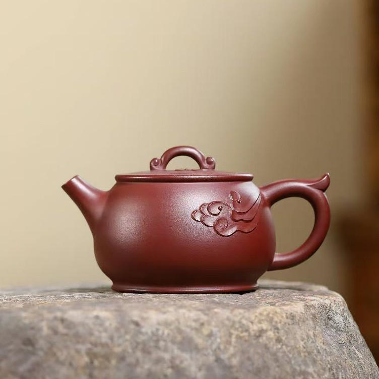 Xiangyun Hanwa Handmade Yixing Zisha Teapot with Decal - Authentic Ore Zisha Tea Set
