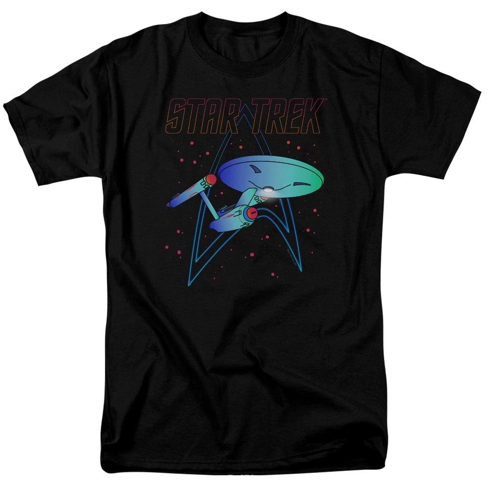 Star Trek - Neon Trek - Unisex Short Sleeve Children s T-shirt - Black 100