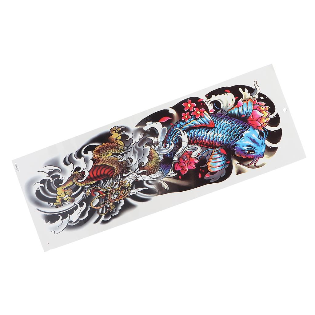 Waterproof Full Arm Tattoo Sticker Unisex Exquisite Pattern Temporary Tattoo StickerTQB‑087