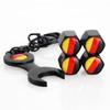 German Flag Car Tire Valve Caps with Logo