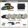 Professional Front Parking Sensor Kit Auto Car Prefix Parktronic Vehicle Assistant System Buzzer Alarm Volume Not Backup Radar
