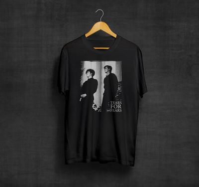 Tears For Fears Schwarzes T-Shirt, Band-Shirts Synthpop New Wave Pop Rock Unisex-T-Shirt